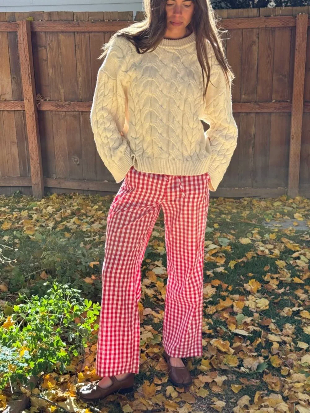 Sonderhaus Perfect Pant Red Gingham - Picture 3 of 3